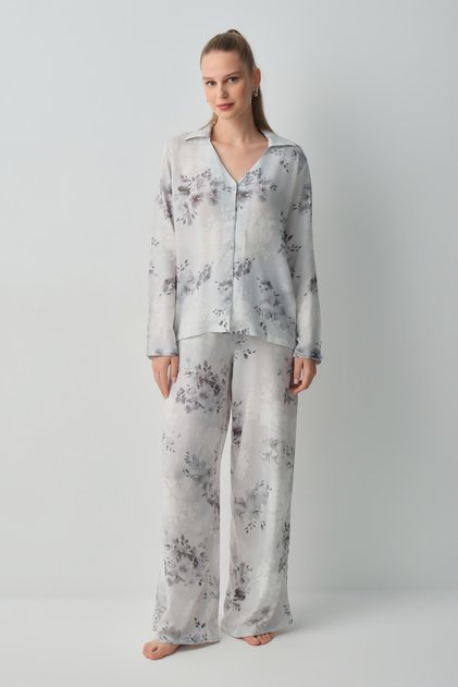 Glace Gömlek Yaka Pijama Takımı