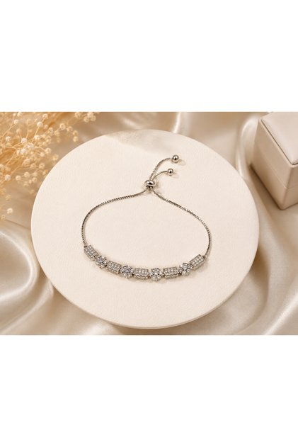 Zircon Stone Elevator Women's Bracelet