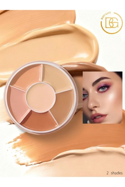 6'lı Krem Kapatıcı ve Kontür Paleti (Koyu Halka & Leke Gizleyici)