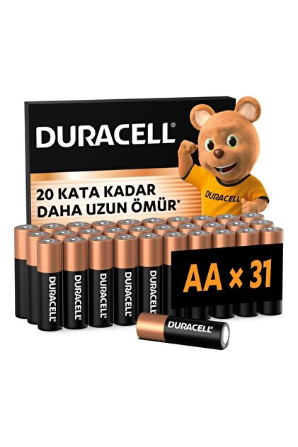 BASIC AA Alkalin Kalem Pil (31'li Paket) – 1,5V