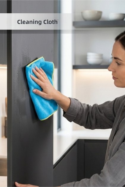 Blue Towel Microfiber Cleaning Cloth 41X35 cm General Cleaning Cloth Surface Cleaning Cloth