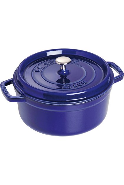 Cast Iron Pot Round 26 cm Dark Blue