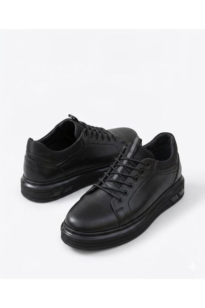 Men's Genuine Leather Casual Shoes Lightweight Comfortable Flexible Orthopedic