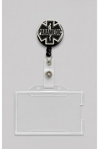 Paramedic Yoyo Collar Card Holder