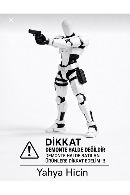 3D Baskı Koleksiyon Dummy Figür – Eklemli Pozlanabilir Model