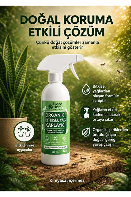 Plant Home Power Mix Bitkisel Yağ Bazlı Organik Böcek Kovucu