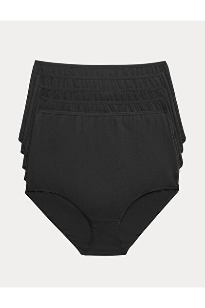 5'li Saf Pamuklu Full Brief Külot Seti