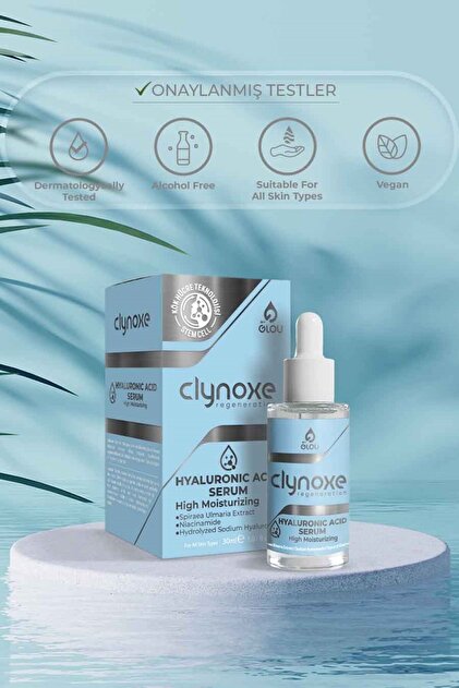 Clynoxe Hyaluronic Acid Serum, Nemlendirici Yüz Serumu 30 mL
