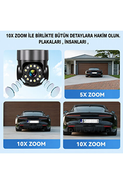 VİVATECH Pro 5904 20MP 4 Kameralı Wifi Akıllı Kamera 16X Zoom