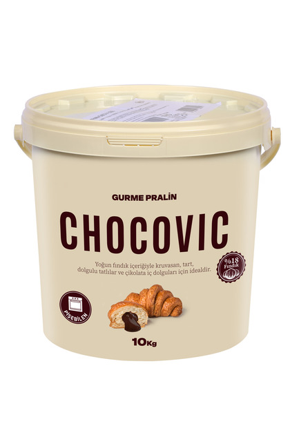 Gurme Pralin %18 Fındıklı Sürülebilir Çikolata 10 KG
