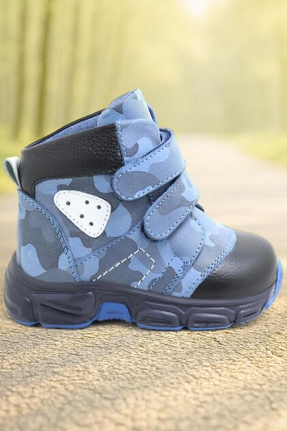 Carera Denim Blue Baby Boots
