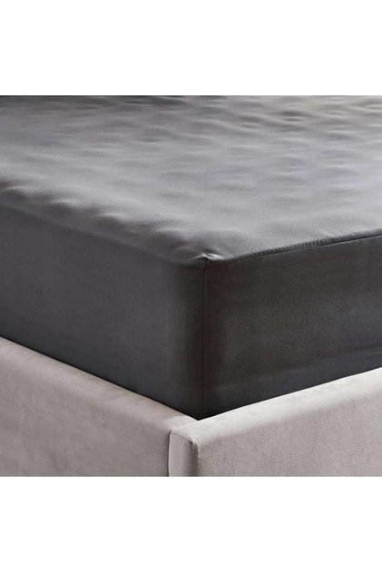 Everyday Queen Fitted Sheet 160x200+33cm - Silver