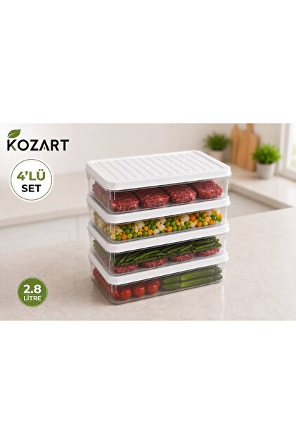 KOZART Buzdolabı difriz garnitür mısır balık sızdırmaz derin