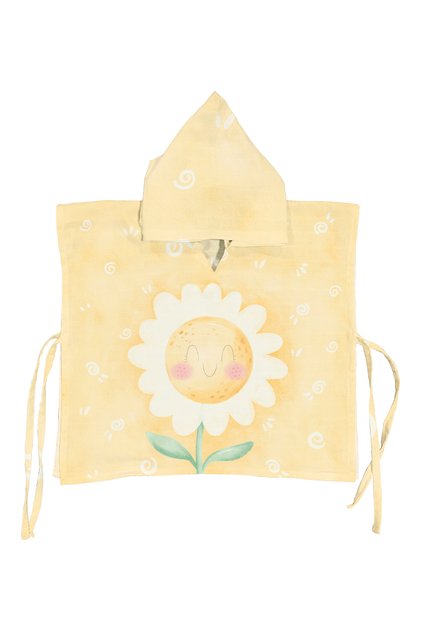 Soleil 100% Organic Cotton Muslin Poncho