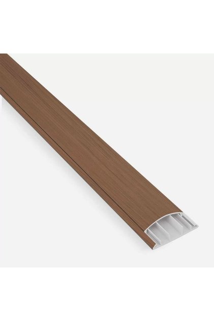 Balık Sırtı Kablo Kanalı Ceviz 60x15