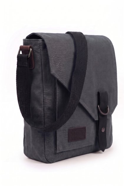 Waxed Canvas Men's Messenger Bag Daily Tablet Shoulder Bag 22X28 cm