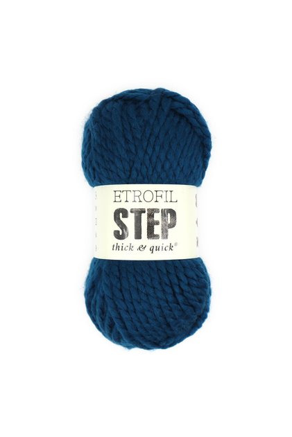 Step Knitting Yarn Dark Blue 80% Acrylic 20% Wool 100g 60m (75132)
