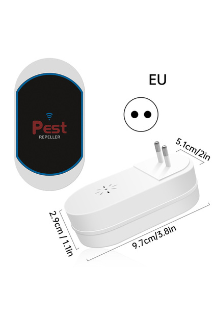 EU plug Ultrasonic Mosquito Repellent Lamp Rodent Repellent Device Household Rodent Trap Plug-In Mos