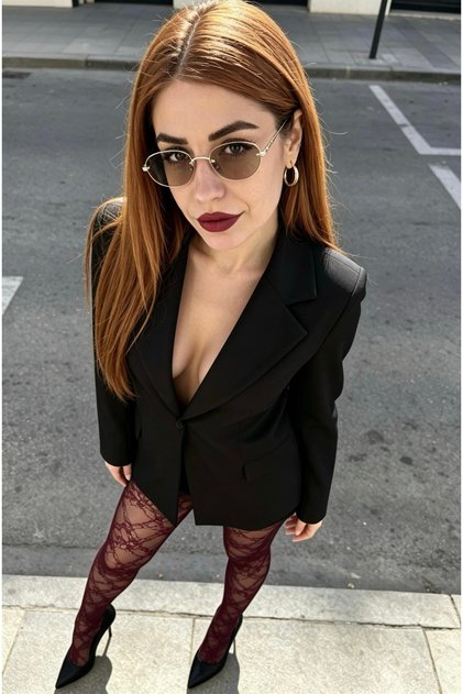 Kadın Astarlı Tek Düğmeli Blazer Ceket