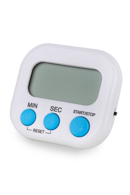 WHITE Digital Kitchen Timer for 99 Minutes Cooking Countdown with Magnetic Tool Timing Cook Friendly