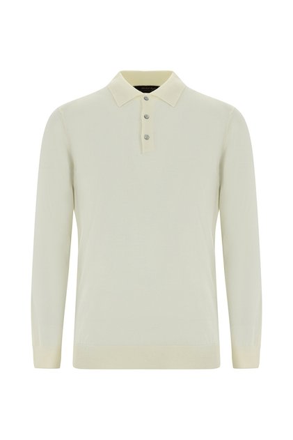 Polo Neck Regular Fit Wool Cashmere Knitwear Sweater