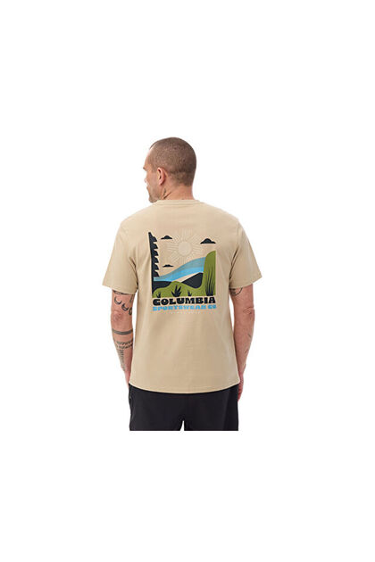 Ανδρικό μπλουζάκι casual της μάρκας M Illuminated Brand Ss Tee 9121061271 Κρεμ