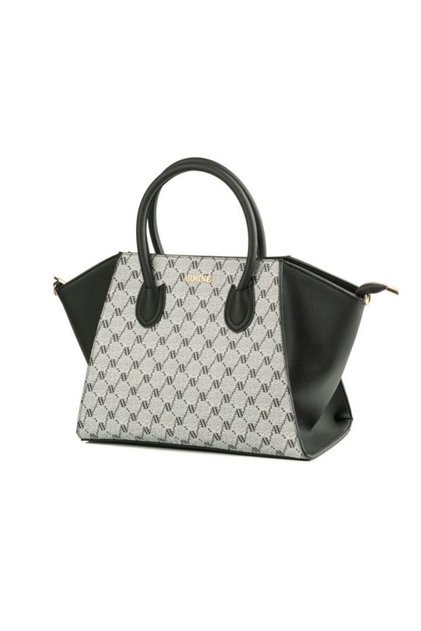 Stylish Modern Zippered Gray Dotted Shoulder Bag Women's Convenient Bag