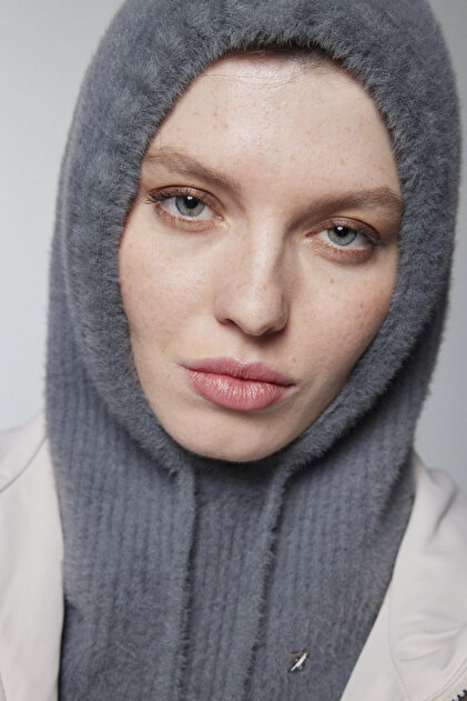 Balaklava Knitwear Headgear Smoked 0005