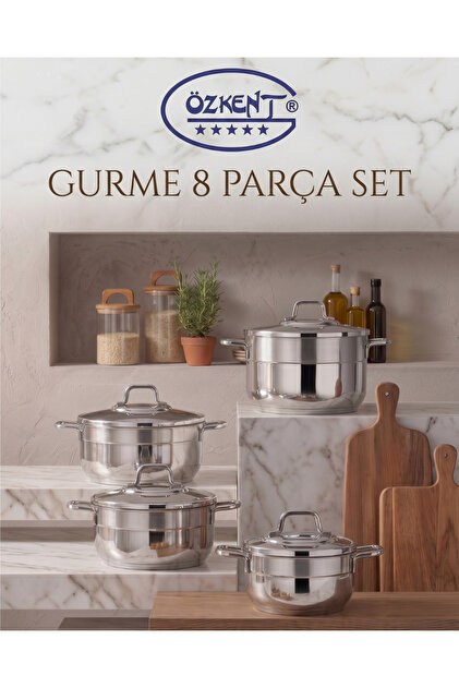 Özkent Gurme 8 Parça Tencere Seti - Fiyatı, Yorumları