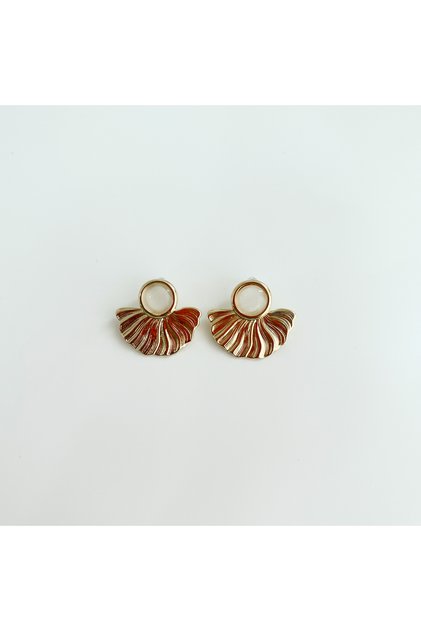 Esme Cream Steel Earring | Steel Earrings