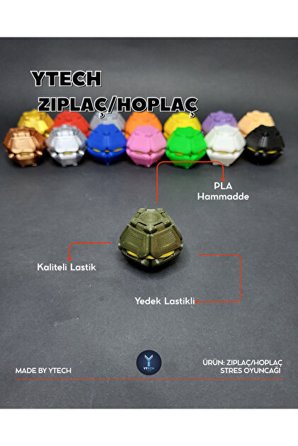 YTECH Zıplaç/Hoplaç Stres Oyuncağı Haki - Fiyatı, Yorumları