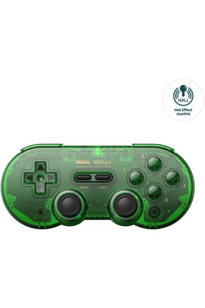 Sn30 Pro Bluetooth Kablosuz Hall Effect Oyun Kolu Jade Yeşil- Switch/Switch 2, PC, macOS, Android, Steam Deck & Raspberry Pi