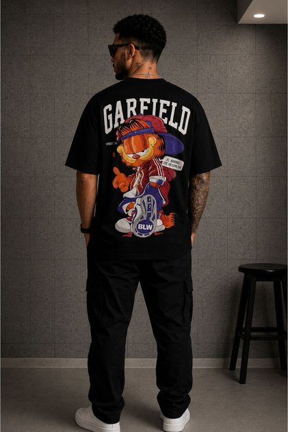 Retro Anime Style Oversize Printed Unisex T-Shirt