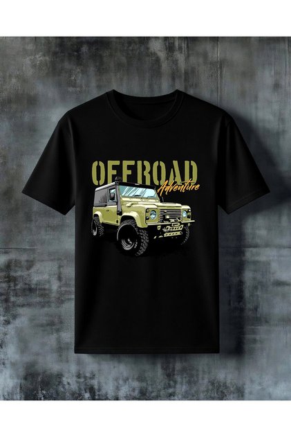 Offroad Adventure Printed Oversize T-Shirt