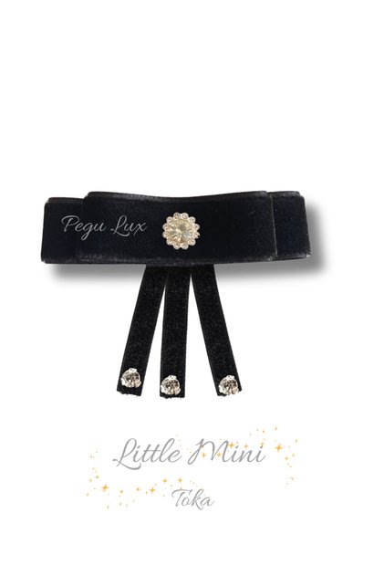 Little Mini Lux Velvet Clip with Stone Closure 1 Piece, Holiday, Celebration, Special Day 31