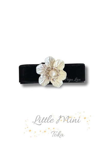 Little Mini Lux Velvet Clip with Stone Closure 1 Piece, Holiday, Celebration, Special Day 21