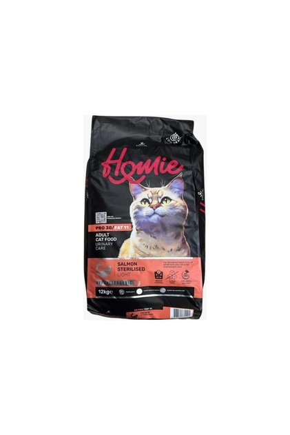 Somonlu Düşük Tahıllı Kısırlaştırılmış Kedi Maması 12 Kg
