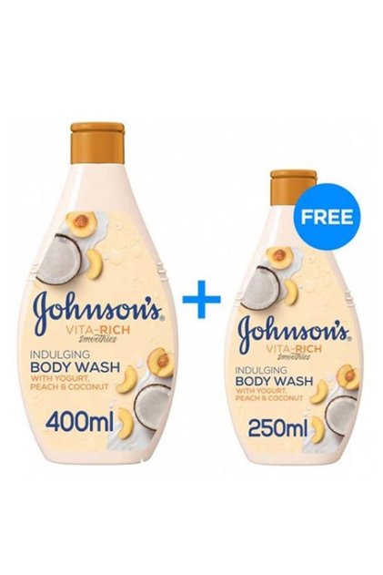 Vita Rich Peach & Coconut Milk Shower Liquid Johnson- 400+250ml Free