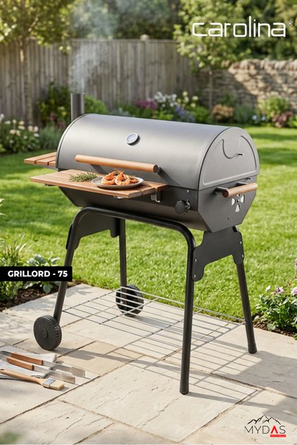 Grillord-75 Kömürlü Barbekü Mangal (ÖNLÜK, KILIF HEDİYELİ)