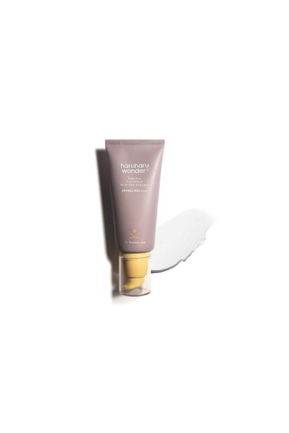 BLACK RICE PURE MINERAL RELIEF DAILY SUNSCREEN SPF50+/PA++++ - Cremă de protecție solară fără parfum pentru piele sensibilă
