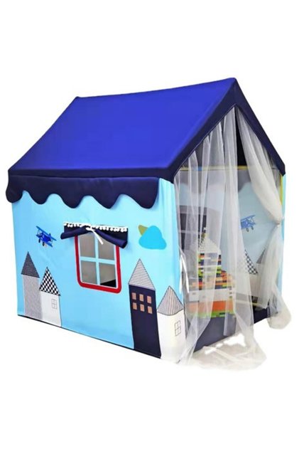 - Kids Play Tent House with Curtains | Indoor Foldable Playhouse for Toddlers