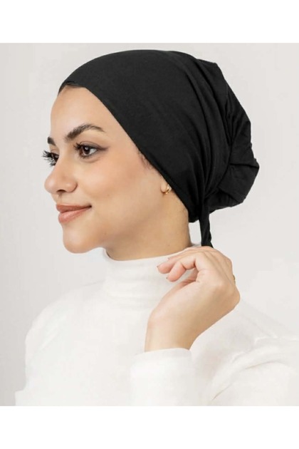 Cotton Bandana with Bow Tie Loveval Black