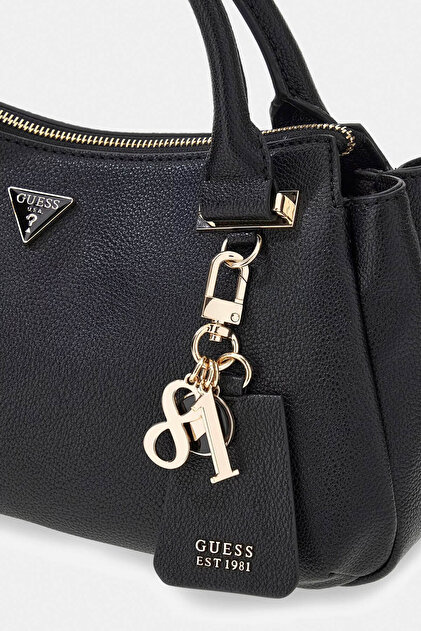 Guess Evıe Trıple Comp Satchel Siyah Kadın Omuz Çantası