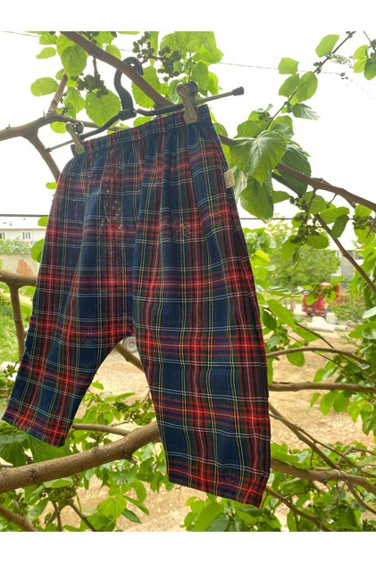 Ekoseli Unisex Şalvar
