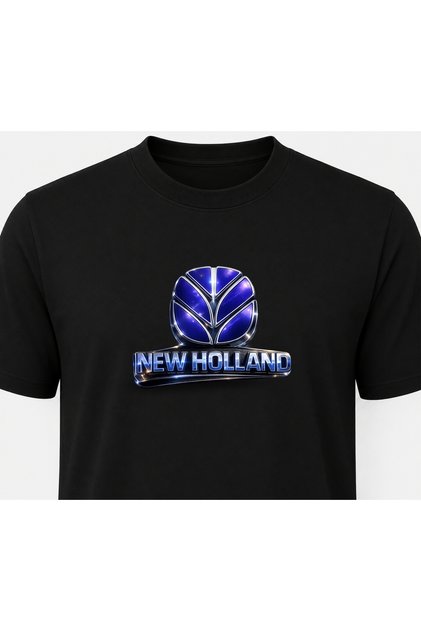 New Holland Tractor Printed Crew Neck T-Shirt -Tm2076