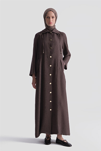 Armine Kapitone Mixli Örme Giyçık 25KD1602 Acı Kahve - Fiyatı