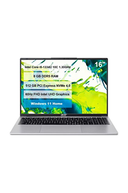 ACER Aspire Lite i5-1334U 8 GB 512 GB SSD 16