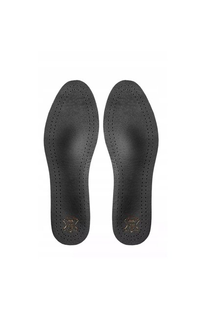 Set 2 branturi ortopedice Kaps, Piele naturala, 45, Negru