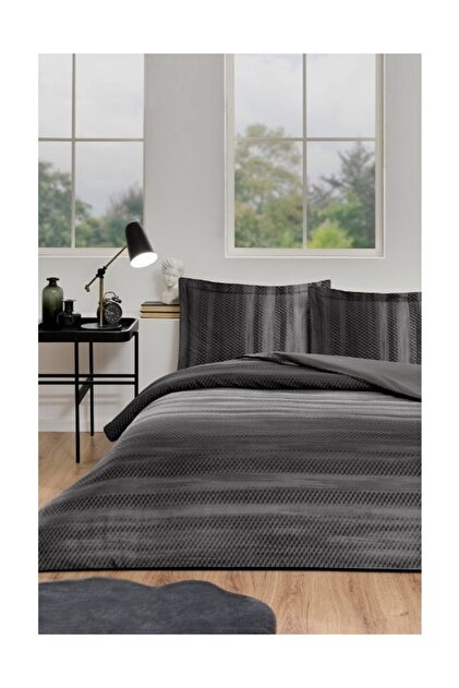 Notte Double Elastic Fitted Sheet Duvet Cover Set