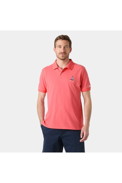 MESSINA GRAPHIC FITTED POLO T-SHIRT
